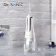 Kép 4/4 - Dr. SONIC L10 akkumulátoros szájzuhany 300 ml-es tartállyal, 3 fokozattal, 5 különböző fúvókával (fehér)