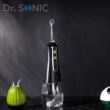 Kép 3/4 - Dr. SONIC L10 akkumulátoros szájzuhany 300 ml-es tartállyal, 3 fokozattal, 5 különböző fúvókával (fekete)