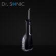Kép 2/4 - Dr. SONIC L12 akkumulátoros szájzuhany nagy kijelzővel, 5 fokozattal, 4 különböző fúvókával (fekete)