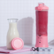Kép 2/4 - Smoothio hordozható mixer erős motorral 600 ml (rózsaszín)