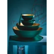 Kép 2/3 - Allegra desszertes kehely 275 ml türkiz/arany Tupperware