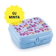 Kép 1/3 - Szendvicses világos kék virágos 1 db Tupperware