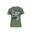 Kép 1/2 - T-Shirt Made Of Iron férfi zöld póló Scitec Nutrition