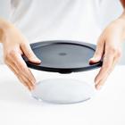 Átlátszó tálak fekete tetővel Tupperware Átlátszó tálak fekete tetővel Tupperware