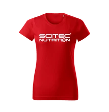 Basic Scitec Nutrition póló női piros