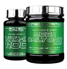 Mega Daily One Plus 120 kapsz. + Vita-C 1100 100 kapsz. Scitec Nutrition