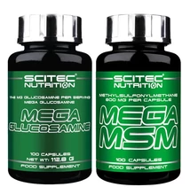 Mega Glucosamine 100 kapsz. + Mega MSM 100 kapsz. Scitec Nutrition