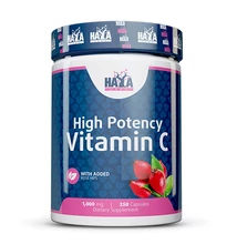 High Potency Vitamin C 1,000mg with rose hips 250 kapsz. HAYA LABS