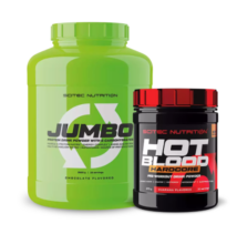 Jumbo 3520g + Hot Blood Hardcore 375g Scitec Nutrition