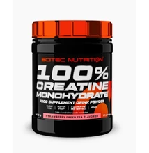 100% Creatine Monohydrate 300g eper-zöld tea Scitec Nutrition