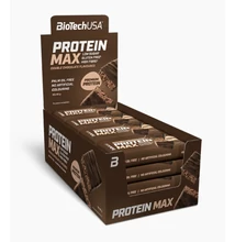 Protein Max fehérjeszelet 16x45g dupla csokoládé BioTechUSA