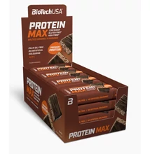Protein Max fehérjeszelet 16x45g sós karamell BioTechUSA