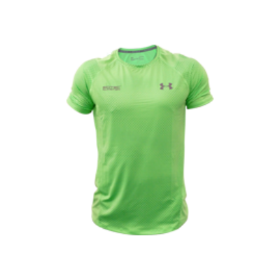 T-Shirt Under Armour férfi neon zöld póló Scitec Nutrition