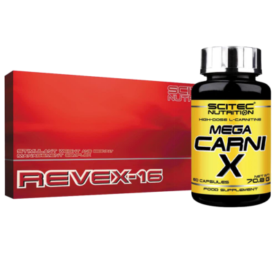 Revex-16 108 kapszula + Mega Carni-X 60 kapszula Scitec Nutrition