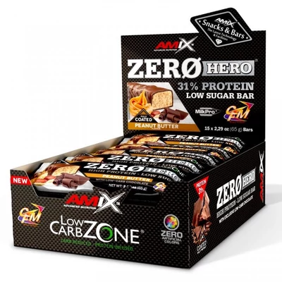 Low-Carb ZeroHero Protein Bar 15x65g AMIX Nutrition