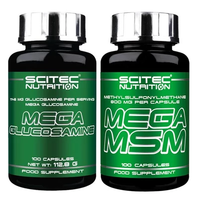 Mega Glucosamine 100 kapsz. + Mega MSM 100 kapsz. Scitec Nutrition