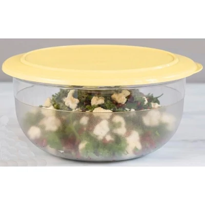 Kristály tál sárga Tupperware