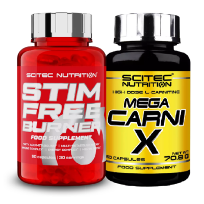 Stim Free Burner 90 kapsz. + Mega Carni-X 60 kapsz. Scitec Nutrition