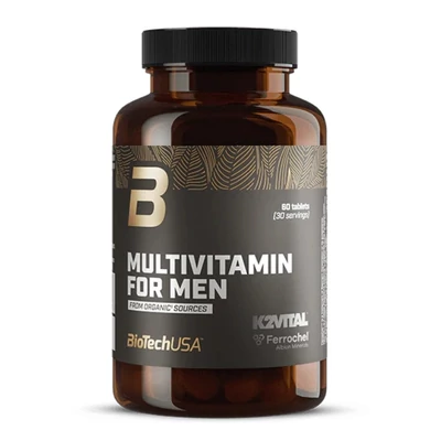 Multivitamin for Men from organic sources 60 tabl. BioTechUSA
