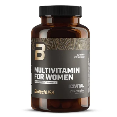 Multivitamin for Women from organic sources 60 tabl. BioTechUSA