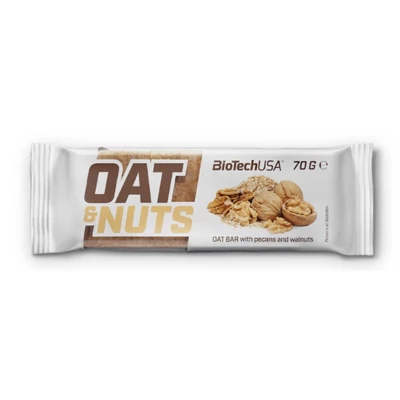 Oat & Nuts 20x70g pekándió BioTechUSA