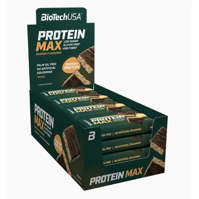 Protein Max fehérjeszelet 16x45g BioTechUSA