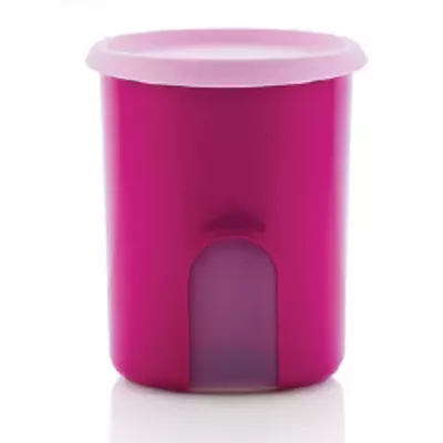 Kerek ablakos tároló 1,25 L pink Tupperware