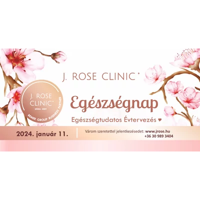 J. Rose Clinic Egészségnap 2024.01.11. részvételi jegy