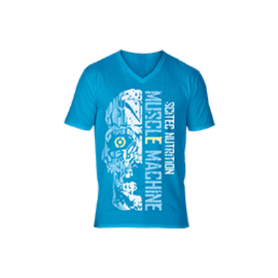 T-Shirt Sunset kék férfi póló Scitec Nutrition