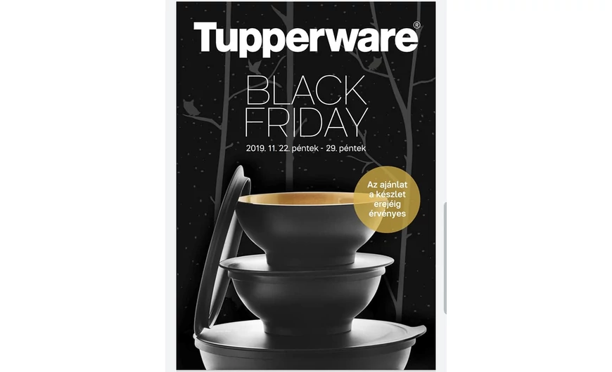 Pénteken elstartolt a Tupperware Black Friday a webáruházunkban!