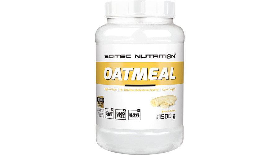 Zabliszt (Oatmeal) 1500g banán Scitec Nutrition Zabliszt (Oatmeal) 1500g banán Scitec Nutrition