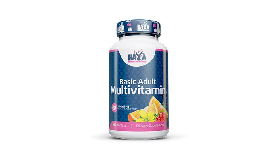 Basic Adult Multivitamin 100 tabl. HAYA LABS