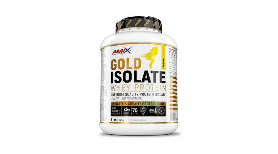 Gold Whey Protein Isolate 2280g Banana AMIX Nutrition
