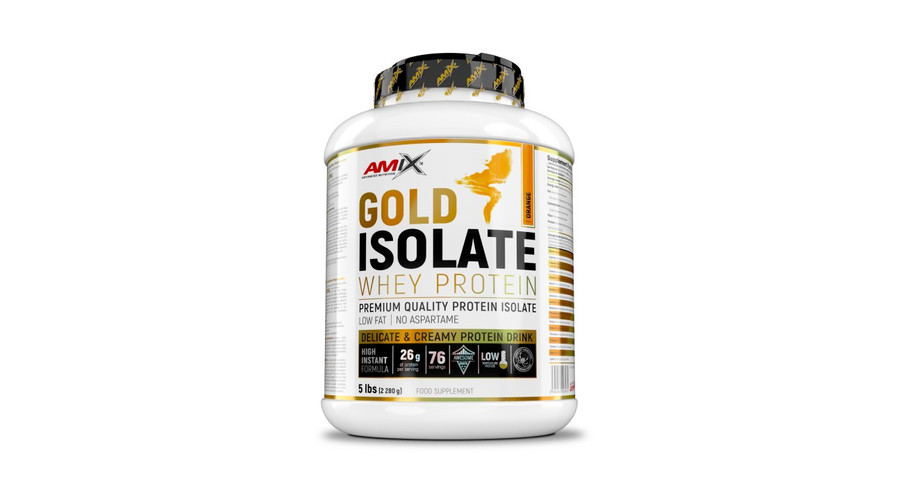 Gold Whey Protein Isolate 2280g Orange AMIX Nutrition Gold Whey Protein Isolate 2280g Orange AMIX Nutrition