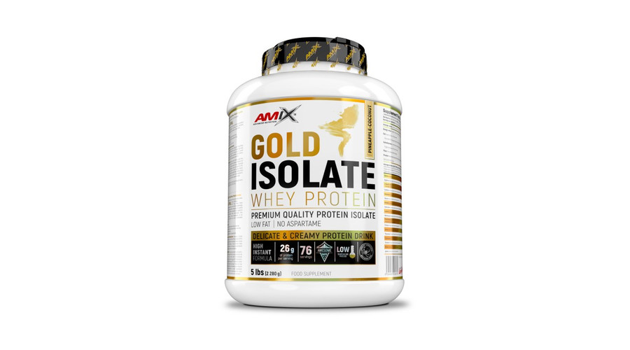 Gold Whey Protein Isolate 2280g Pineapple Coconut Juice AMIX Nutrition Gold Whey Protein Isolate 2280g Pineapple Coconut Juice AMIX Nutrition