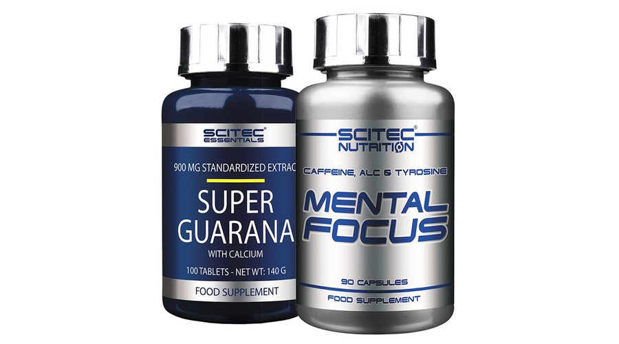 Mental Focus 90 kapsz. + Super Guarana 100 tabl. Scitec Nutrition Mental Focus 90 kapsz. + Super Guarana 100 tabl. Scitec Nutrition
