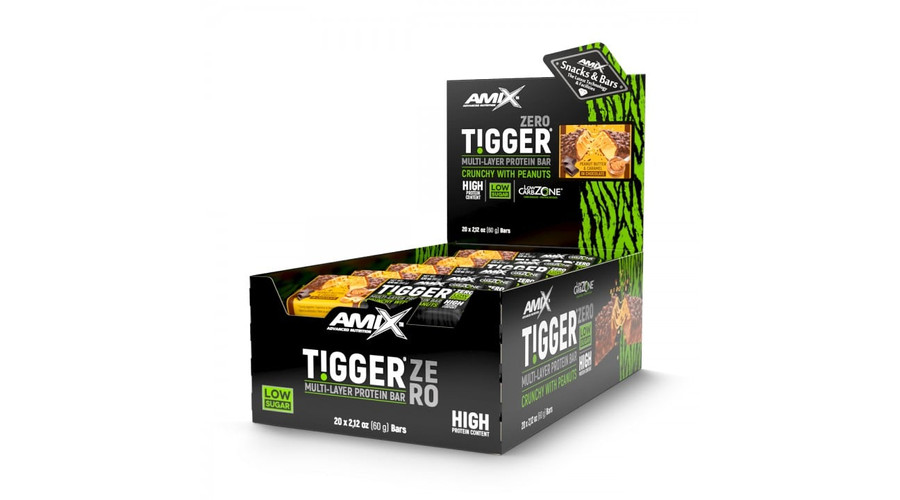 Tigger Zero Bar 20x60g vanilla-caramel AMIX Nutrition