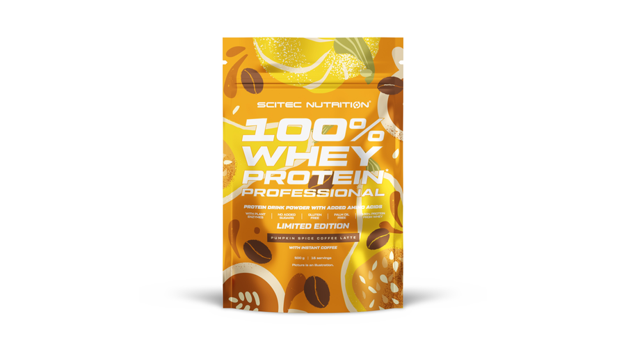 100% Whey Protein Professional 500g pumpkin spice latte Scitec Nutrition