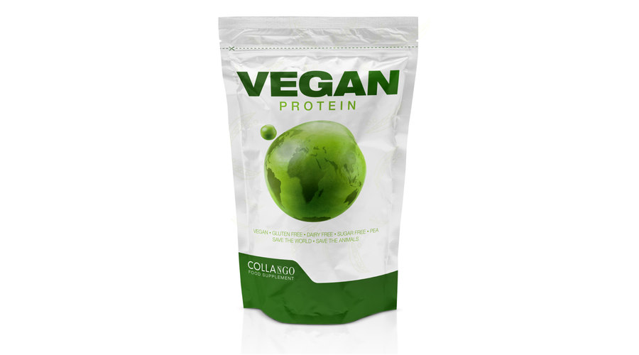 COLLANGO Vegan Protein 600 g málna COLLANGO Vegan Protein 600 g málna