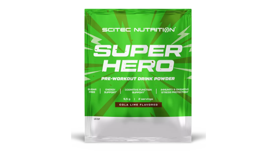 Superhero 9,5g Cola lime Scitec Nutrition