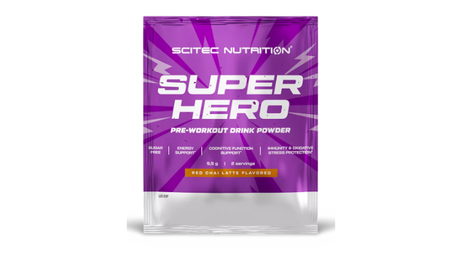 Superhero 9,5g Red Chai latte Scitec Nutrition