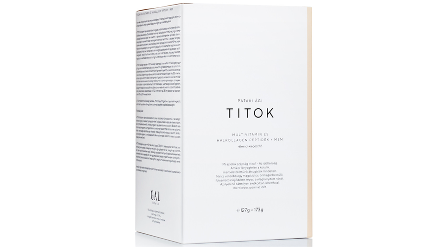 TITOK Multivitamin és Halkollagén peptidek + MSM GAL TITOK Multivitamin és Halkollagén peptidek + MSM GAL