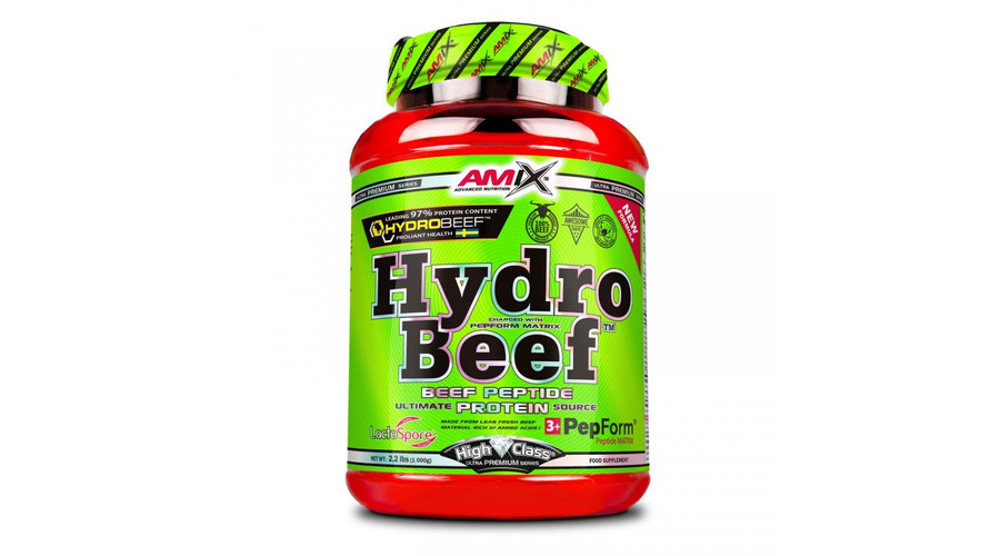 HydroBeef Peptide Protein 1000g Double Chocolate Coconut AMIX Nutrition