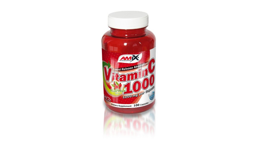 C-Vitamin 1000 mg + Rose Hips AMIX Nutrition