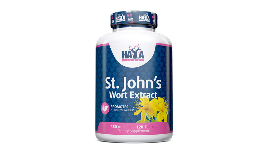 St. John's Wort 450mg 120 tabl. HAYA LABS St. John's Wort 450mg 120 tabl. HAYA LABS