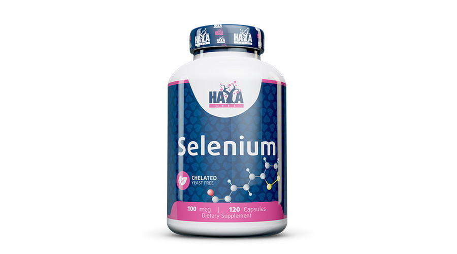 Selenium (Chelated -yeast free) 100mcg 120 kapsz. HAYA LABS Selenium (Chelated -yeast free) 100mcg 120 kapsz. HAYA LABS