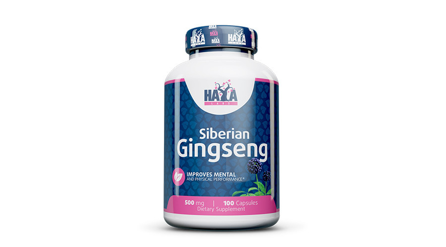 Siberian Ginseng 500mg 100 kapsz. HAYA LABS Siberian Ginseng 500mg 100 kapsz. HAYA LABS