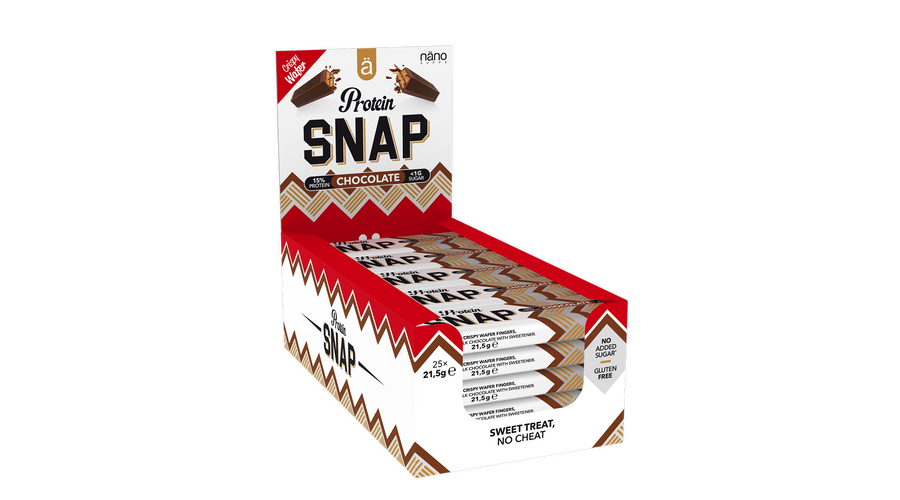 Protein SNAP 25 szelet 25x21,5g csokoládé Nano Supps Protein SNAP 25 szelet 25x21,5g csokoládé Nano Supps