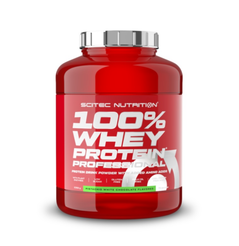 100% Whey Protein Professional 2350g pisztácia-fehércsokoládé Scitec Nutrition