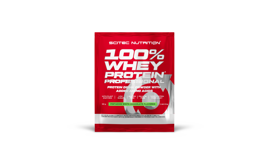 100% Whey Protein Professional 30g pisztácia-fehércsokoládé Scitec Nutrition 100% Whey Protein Professional 30g pisztácia-fehércsokoládé Scitec Nutrition